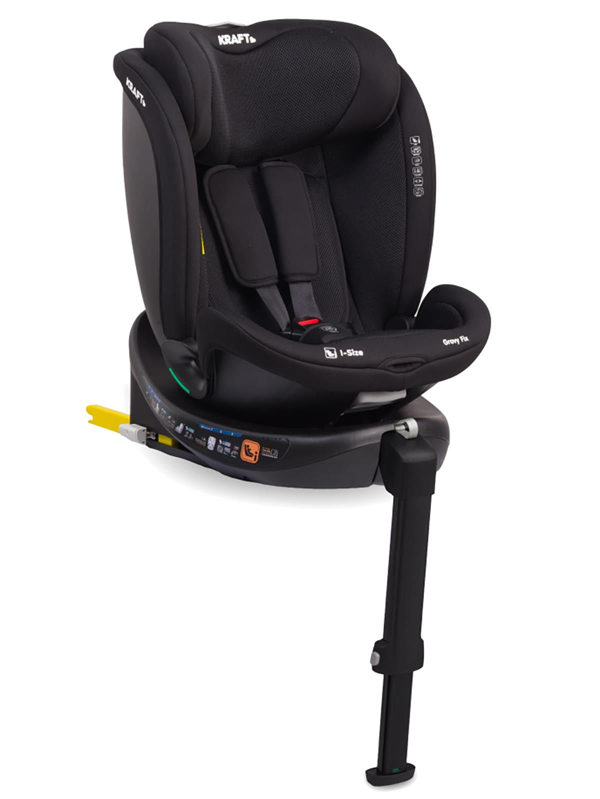Kraft Grovy I-Size Oto Koltuğu 0-36 Kg (40-150 Cm) - Siyah