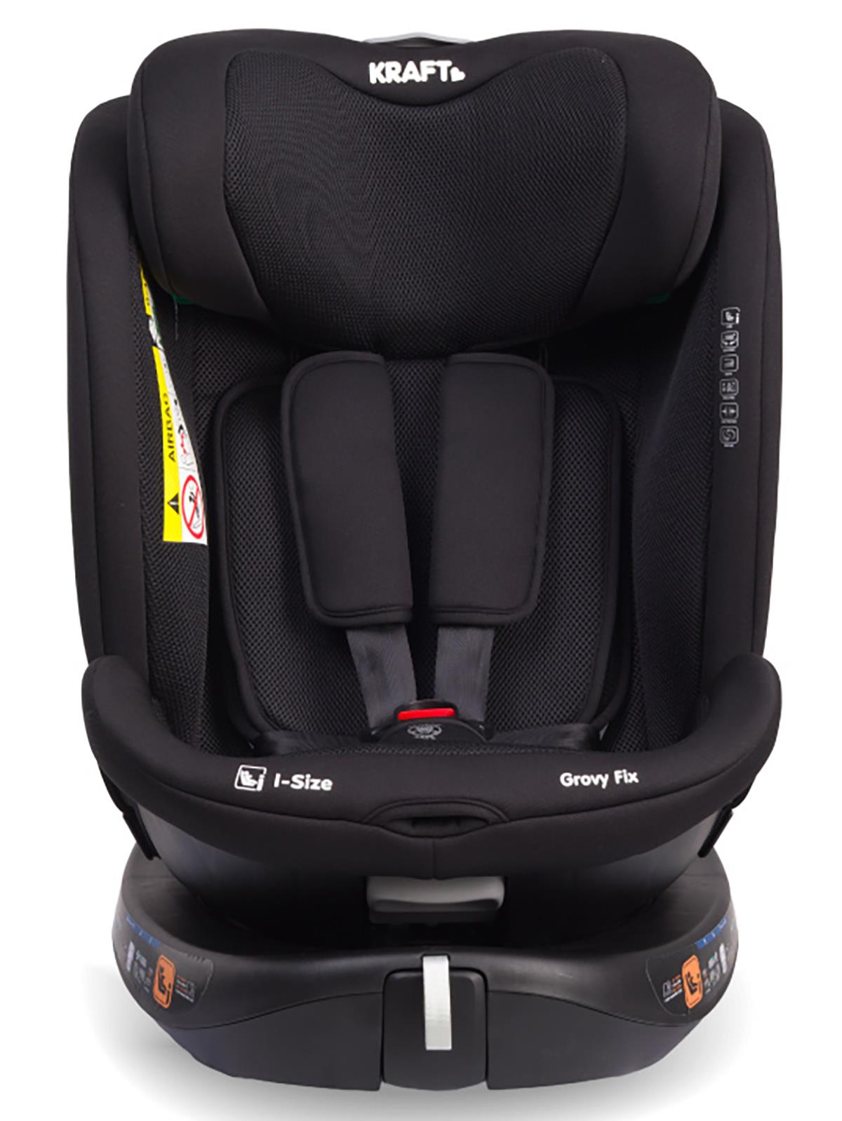 Kraft Grovy I-Size Oto Koltuğu 0-36 Kg (40-150 Cm) - Siyah