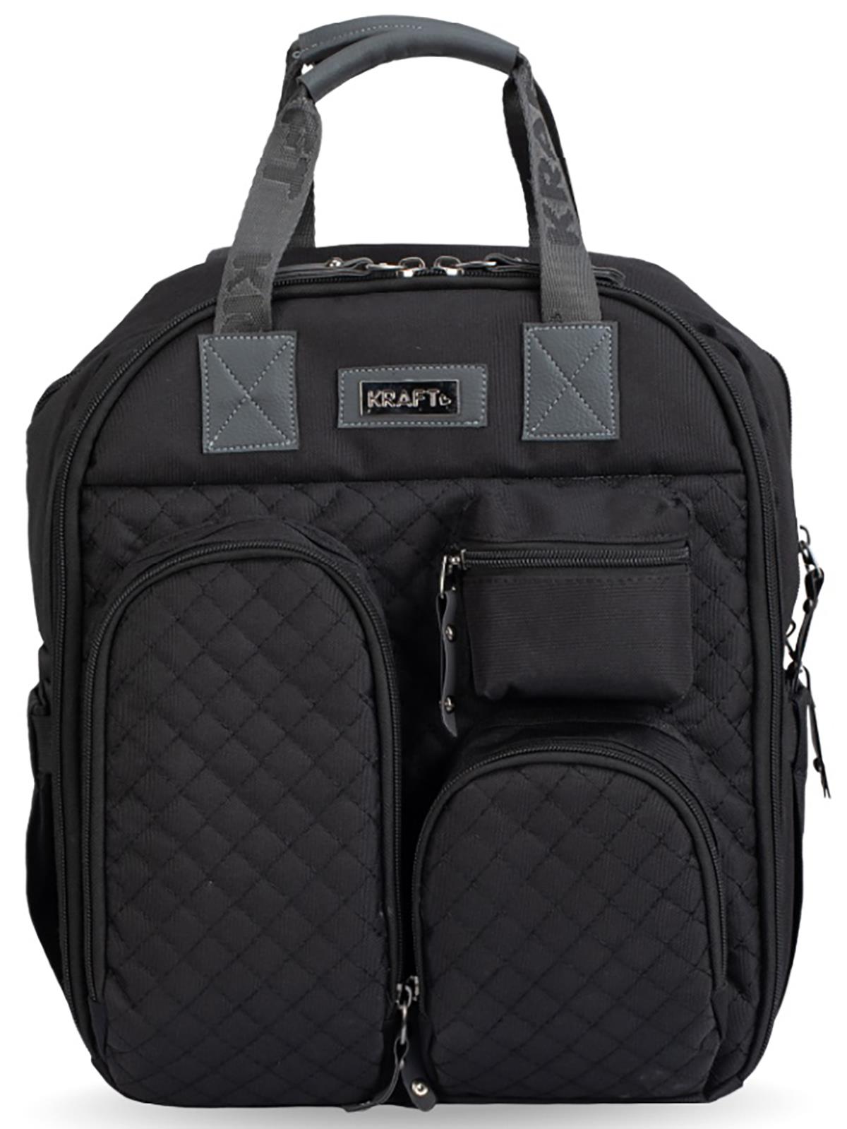 Kraft Lapis Anne Bebek Bakım Sırt Çantası - Siyah