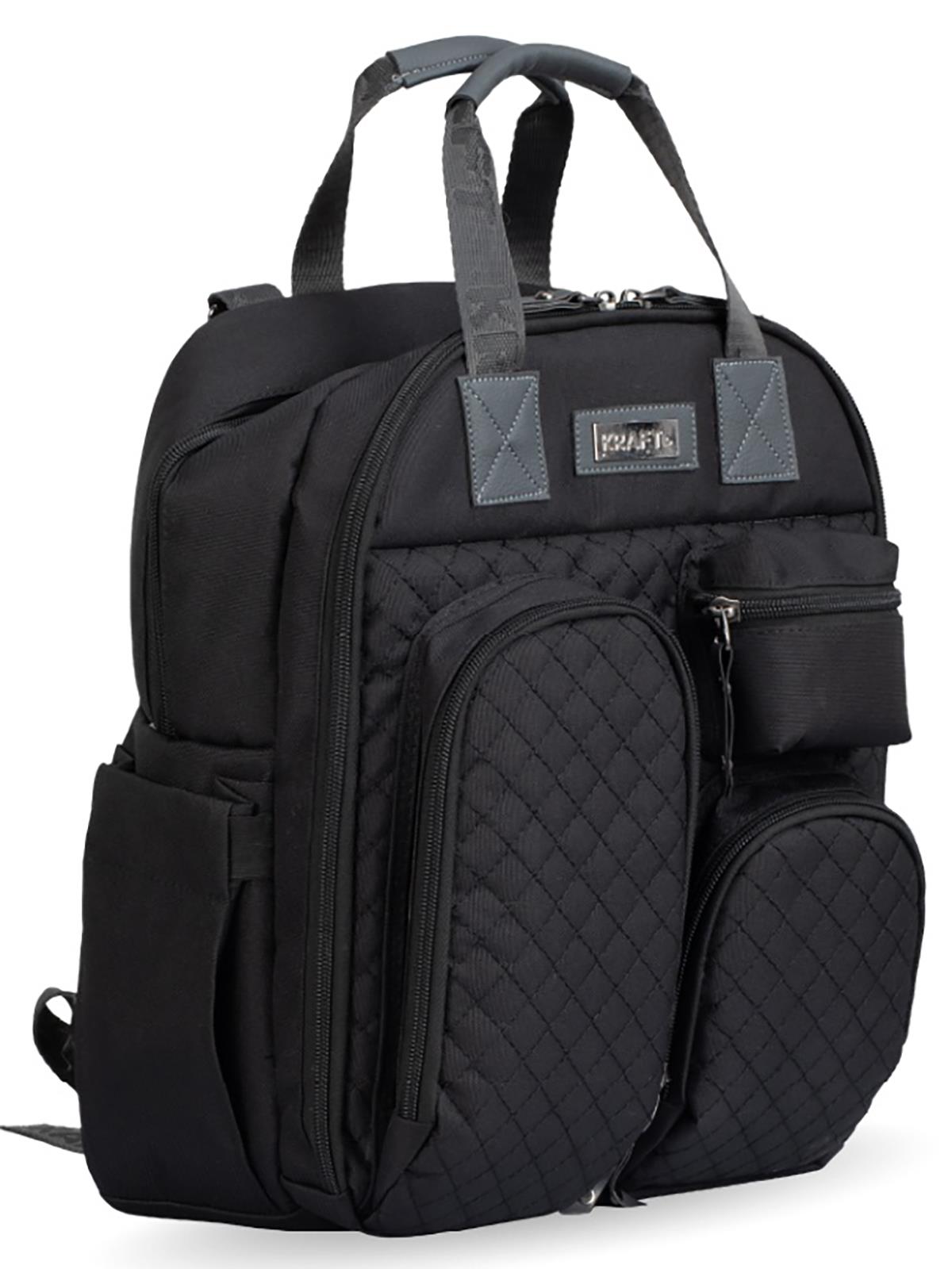 Kraft Lapis Anne Bebek Bakım Sırt Çantası - Siyah