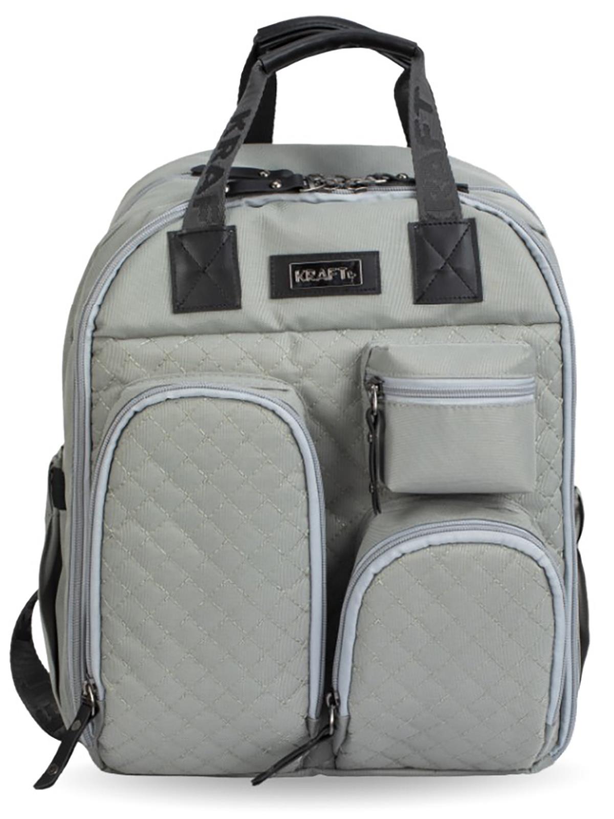 Kraft Lapis Anne Bebek Bakım Sırt Çantası - Gri