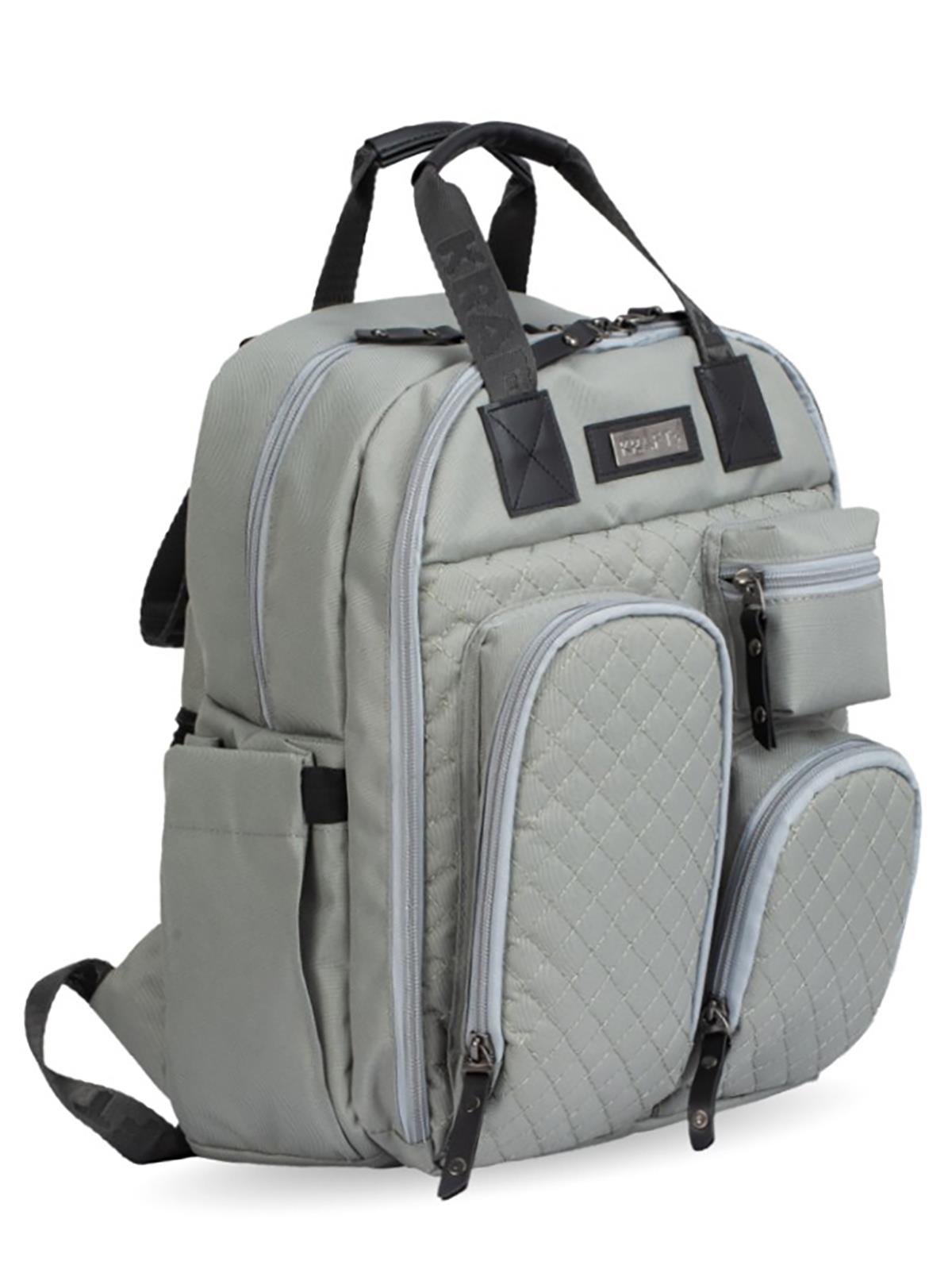 Kraft Lapis Anne Bebek Bakım Sırt Çantası - Gri