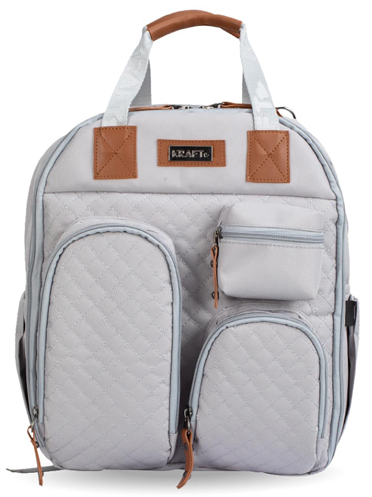Kraft Lapis Anne Bebek Bakım Sırt Çantası - Gri
