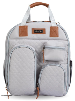 Kraft Lapis Anne Bebek Bakım Sırt Çantası - Gri