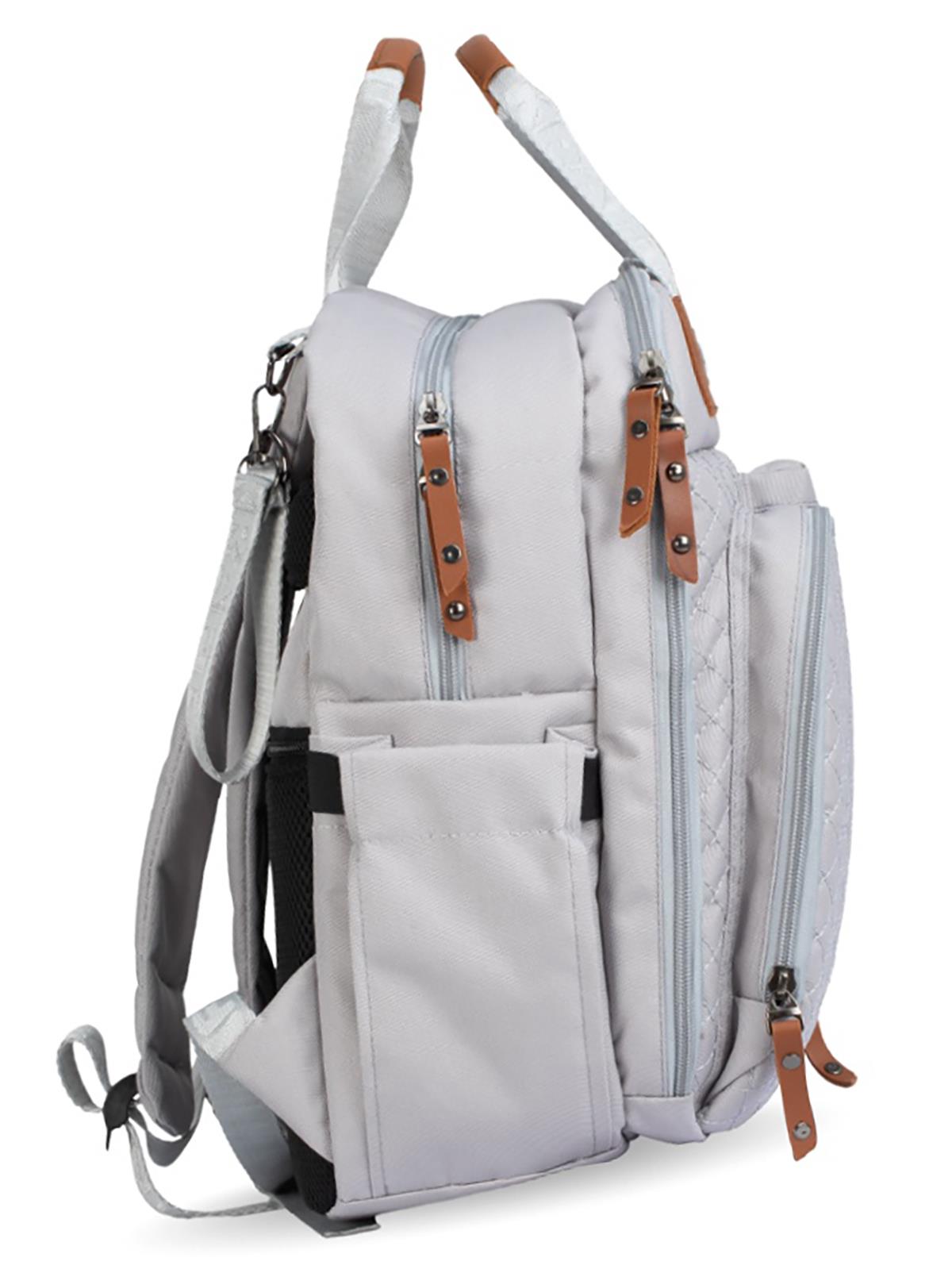 Kraft Lapis Anne Bebek Bakım Sırt Çantası - Gri