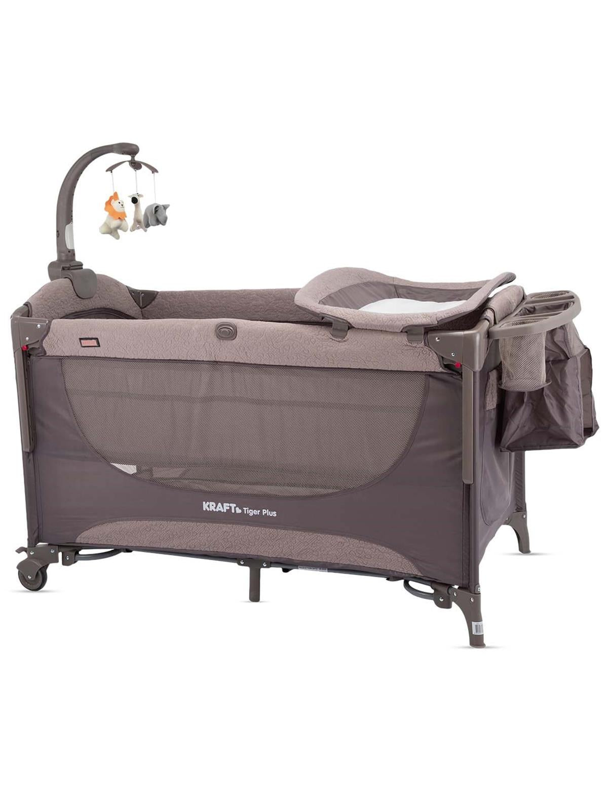 Kraft Tiger Plus Anne Yanı Oyun Parkı 70x120 cm - Bej