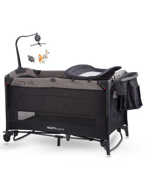 Kraft Tiger Plus Anne Yanı Oyun Parkı 70x120 cm - Gri