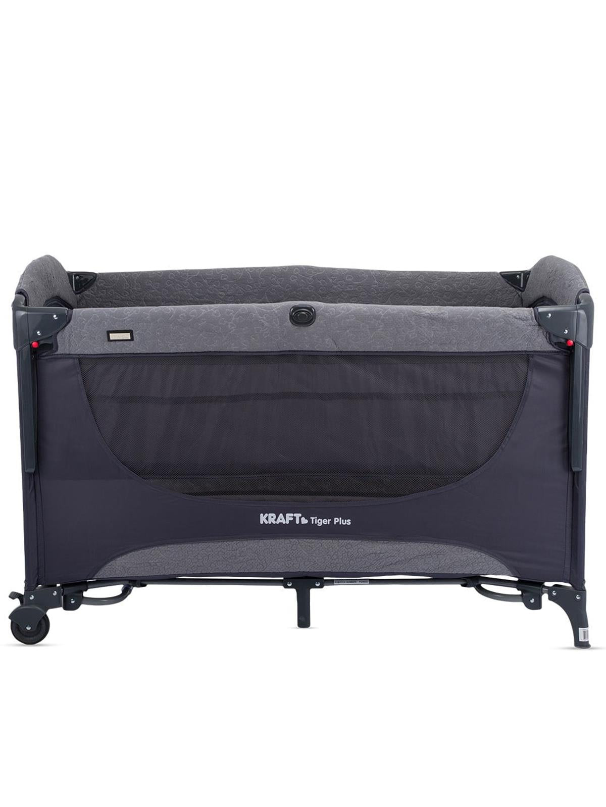 Kraft Tiger Plus Anne Yanı Oyun Parkı 70x120 cm - Gri