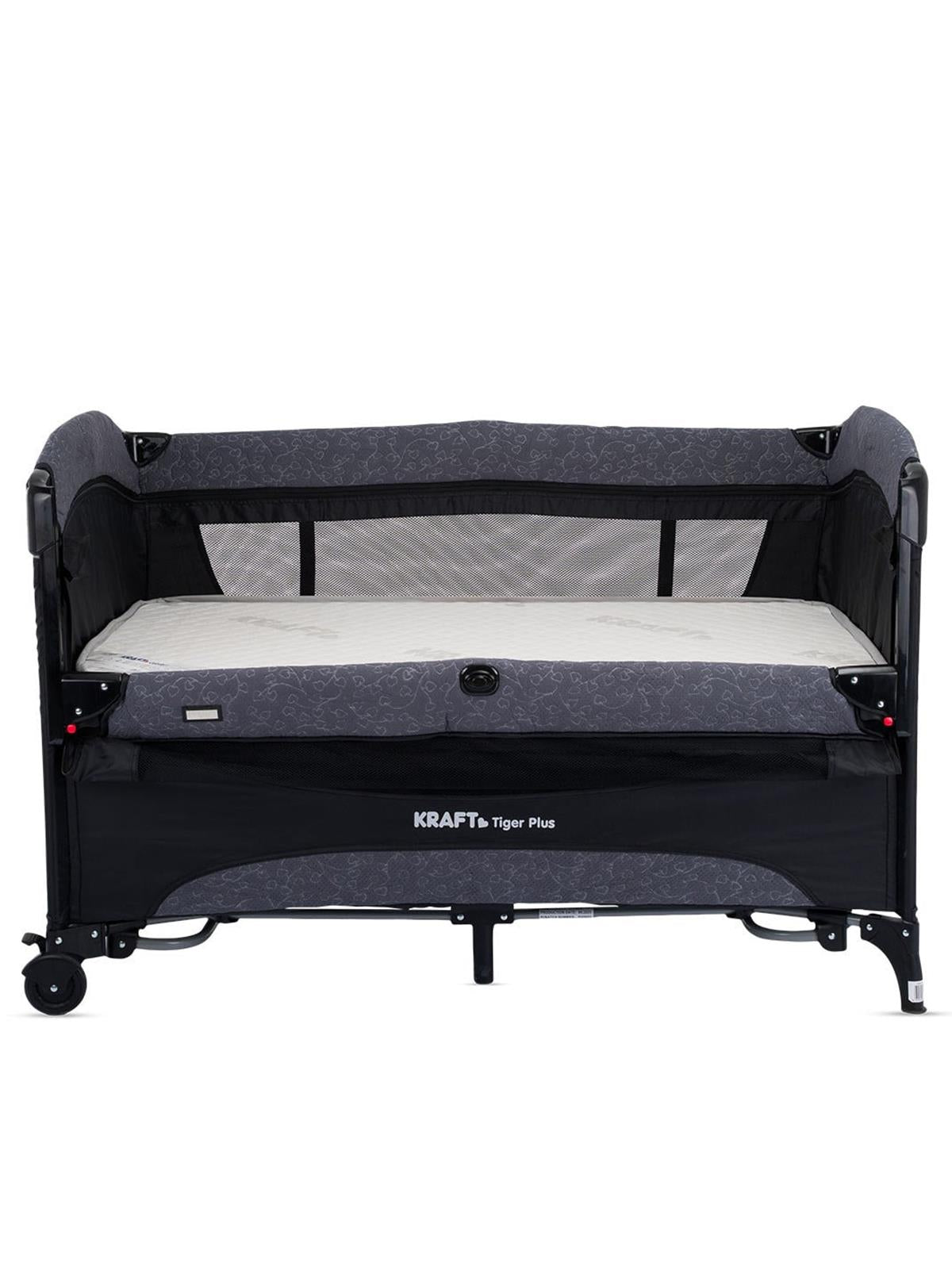 Kraft Tiger Plus Anne Yanı Oyun Parkı 70x120 cm - Siyah