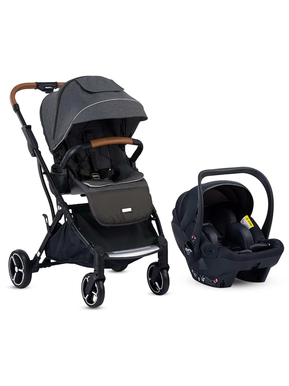 Kraft Juno Travel Sistem Bebek Arabası - Gri