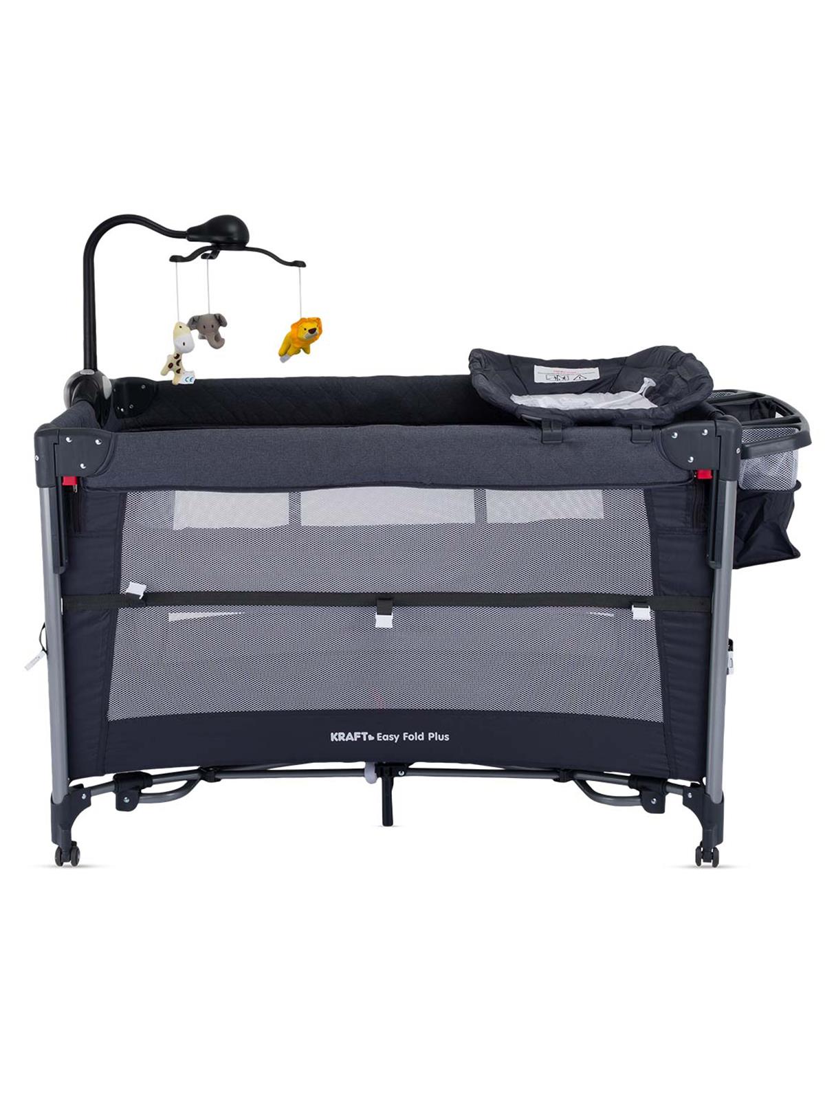 Kraft Easy Fold Plus Oyun Parkı 70x110 cm - Gri