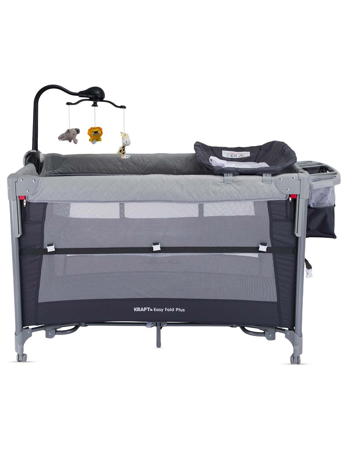 Kraft Easy Fold Plus Oyun Parkı 70x110 cm - Gri