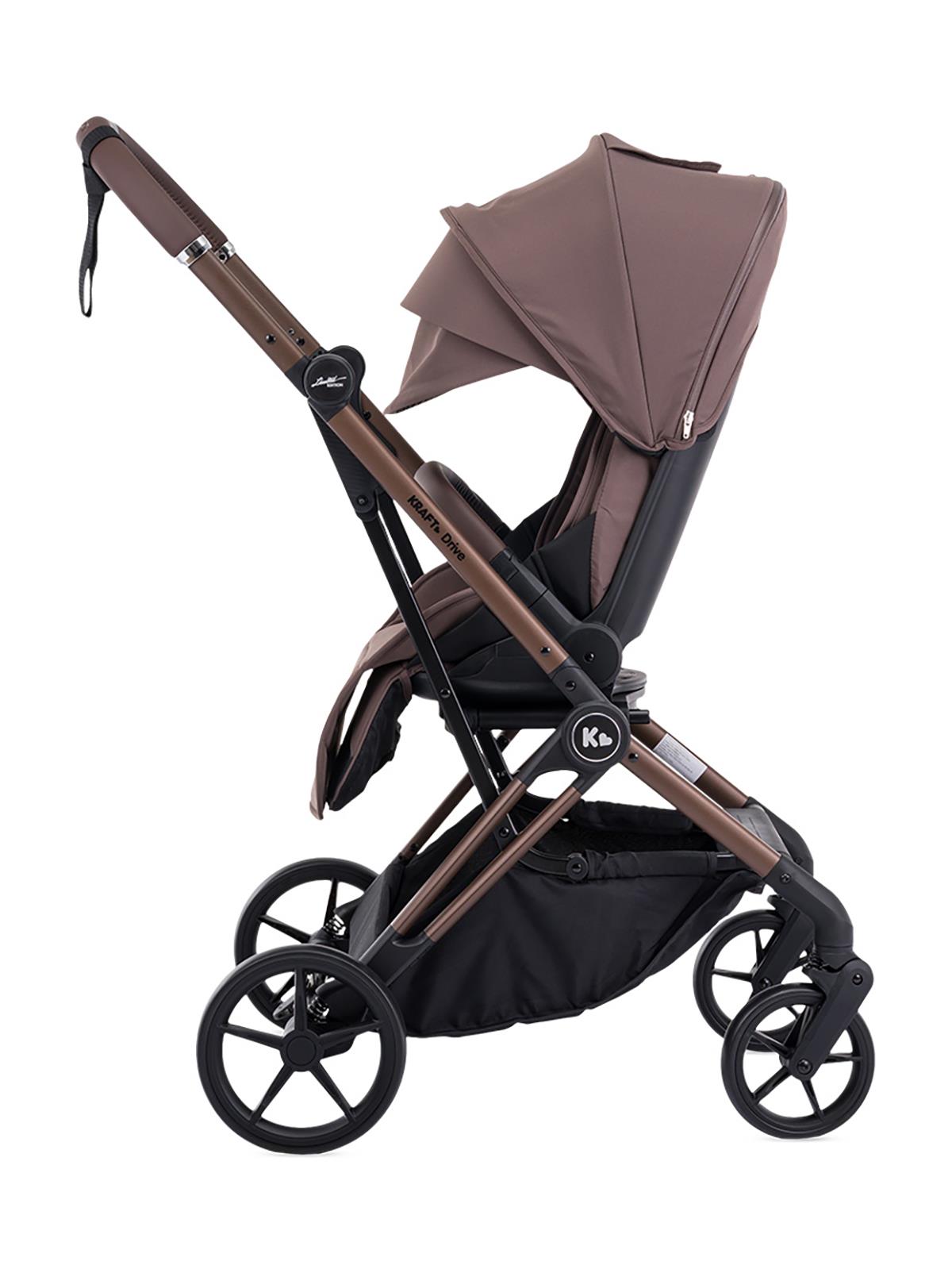 Kraft Drive Travel Sistem Bebek Arabası - Kahverengi