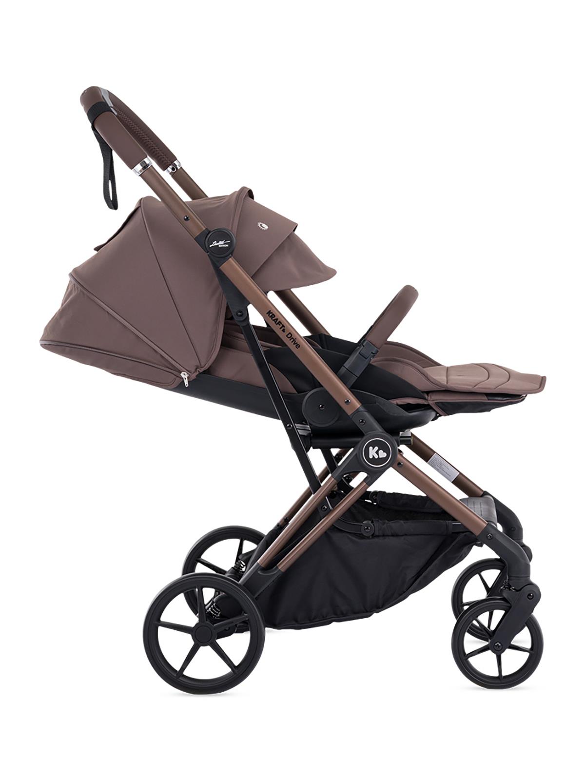 Kraft Drive Travel Sistem Bebek Arabası - Kahverengi