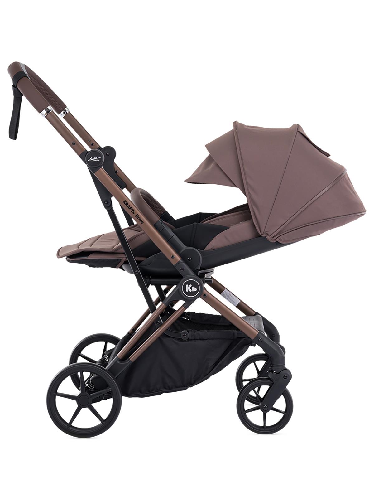 Kraft Drive Travel Sistem Bebek Arabası - Kahverengi