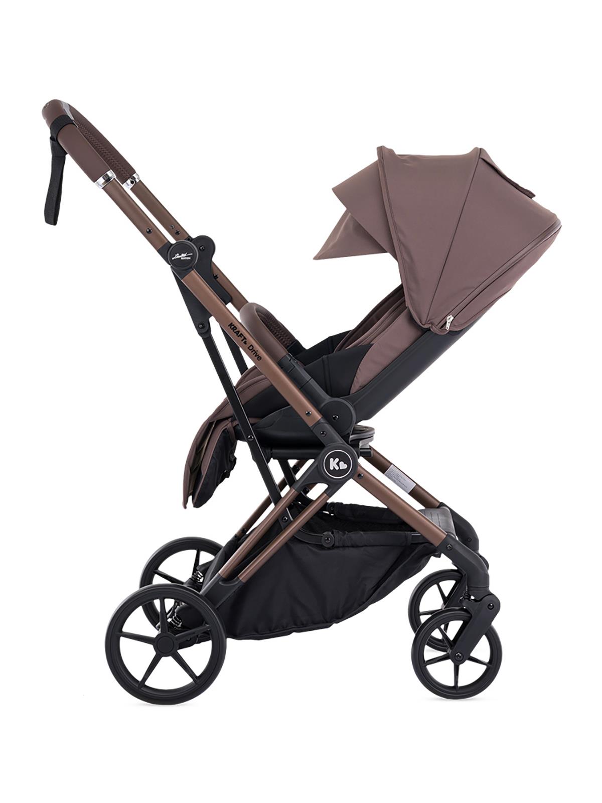 Kraft Drive Travel Sistem Bebek Arabası - Kahverengi