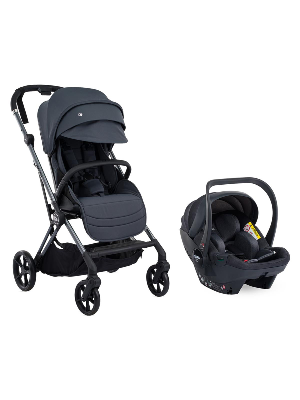 Kraft Drive Travel Sistem Bebek Arabası - Gri