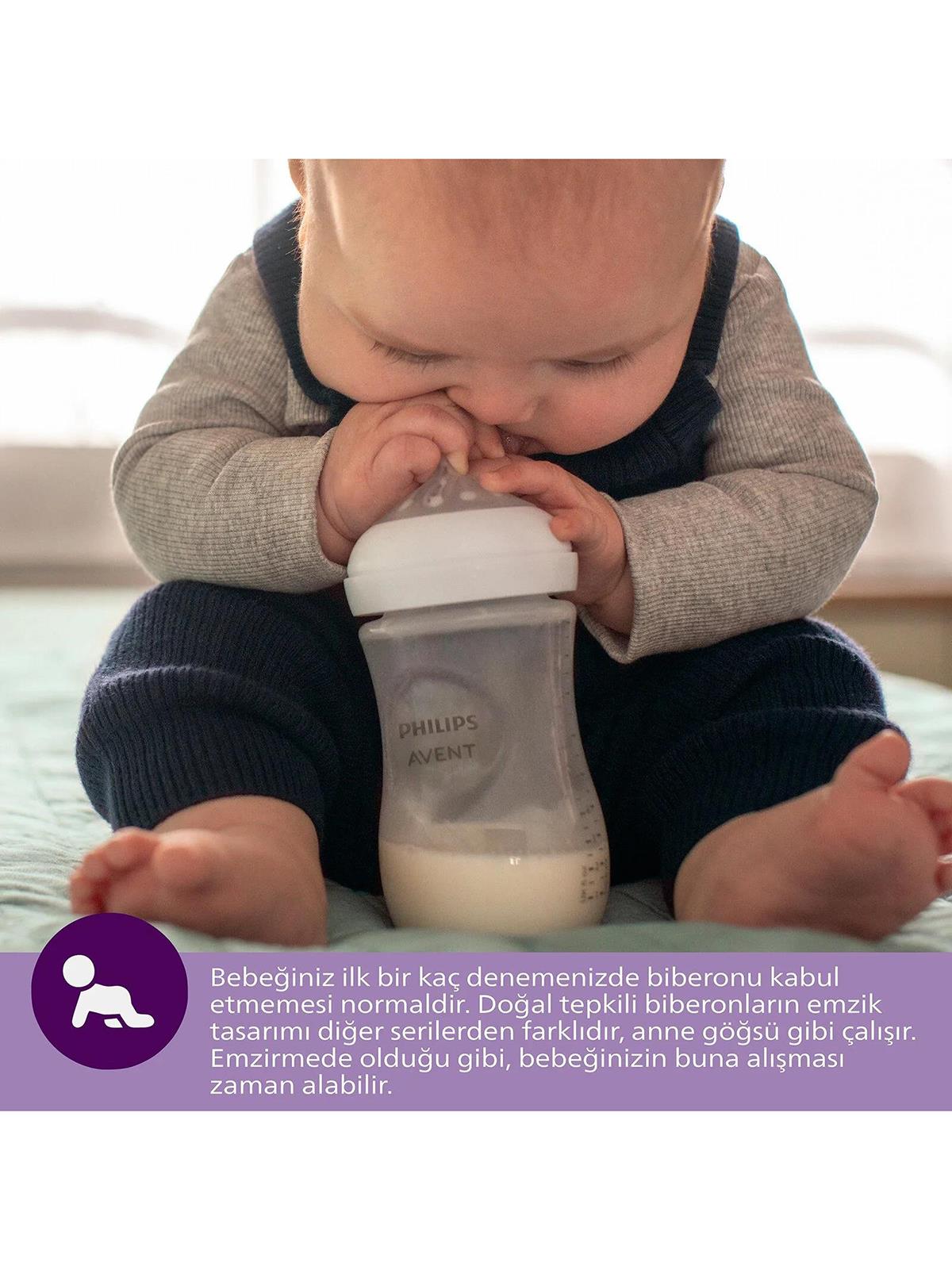 Avent Natural Response 2'li Biberon Emziği2 Numara0+ AyDoğal Tepkili Biberon Emziği