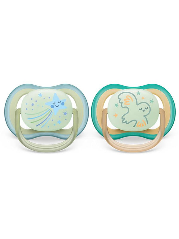 Philips Avent SCF376/18 Ultra Air Gece Emziği 0-6 Ay 2'li Paket