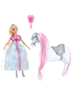 Sunman Oyuncak Prenses Bebek ve Atı Oyun Seti