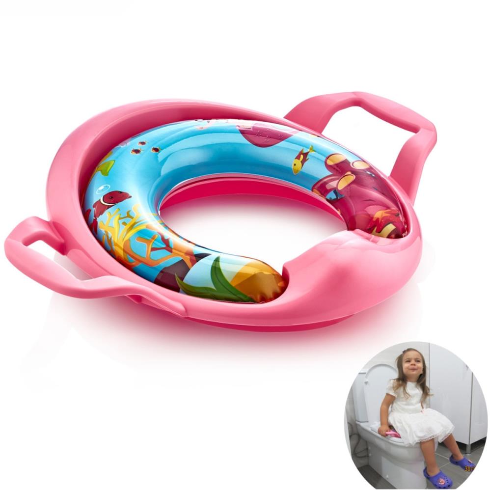 Babyjem Mega Klozet Adaptörü--- - Pembe