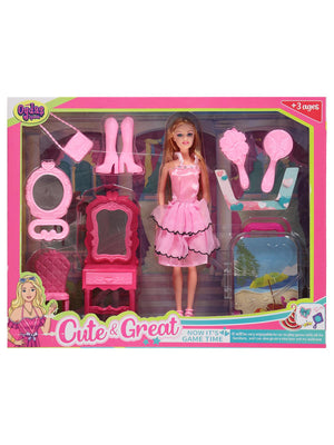 Oydaş Cındy Doll Bavullu Makyaj Masalı Bebek
