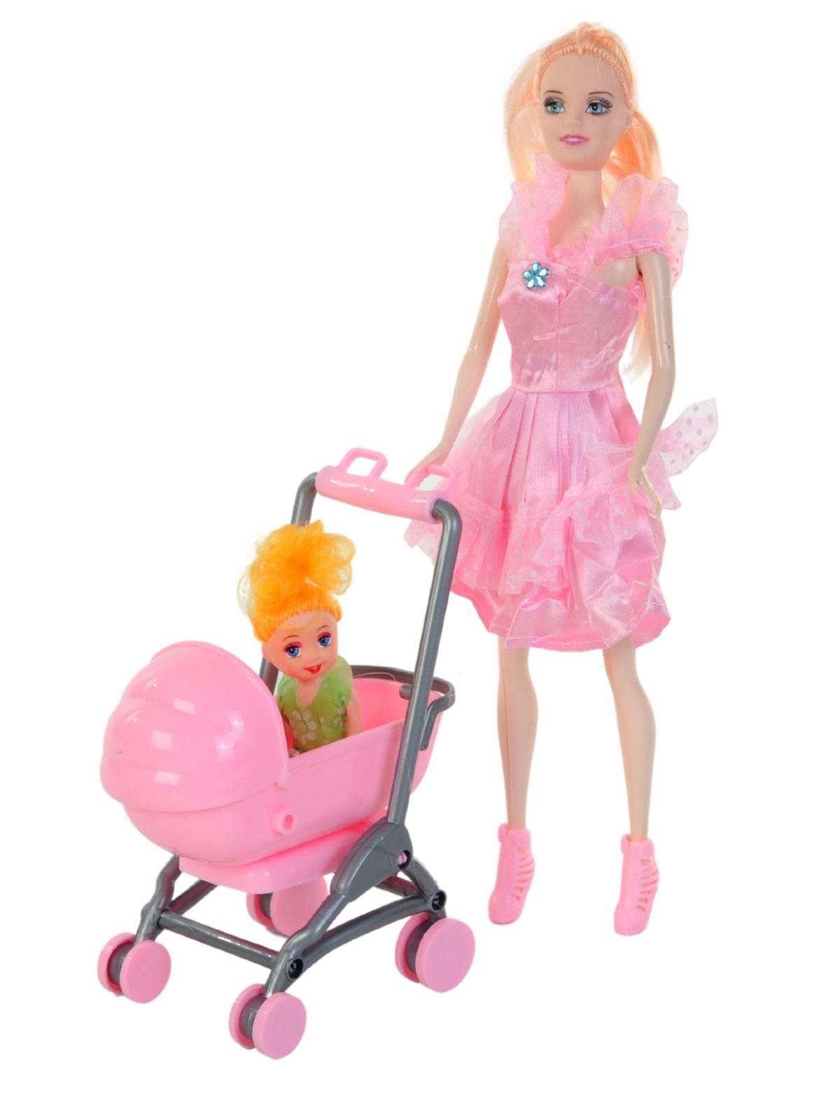 Cındy Doll Pusetli Mam Sandalyeli Bebek