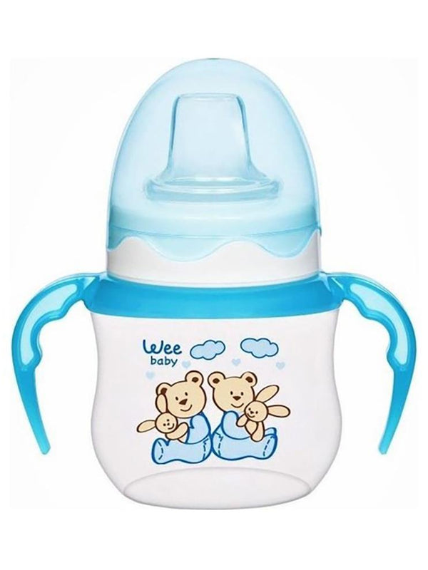Wee Baby Antıkolok Akıtmaz Kuplı Bardak 125 cc - Mavi