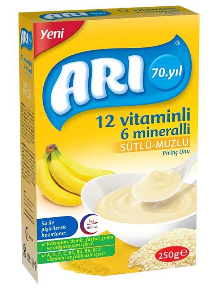 Arı Sütlü Ve Muzlu Ek Gıda 250 gr