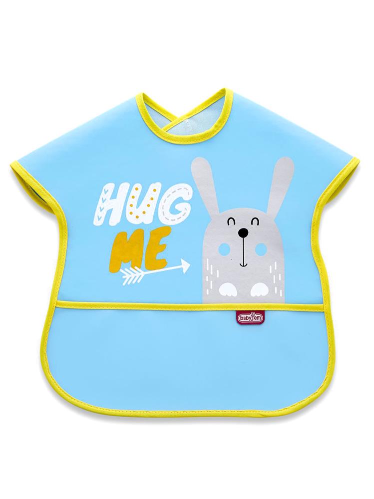 BabyJem Poli Muşamba Önlük Büyük - Mavi