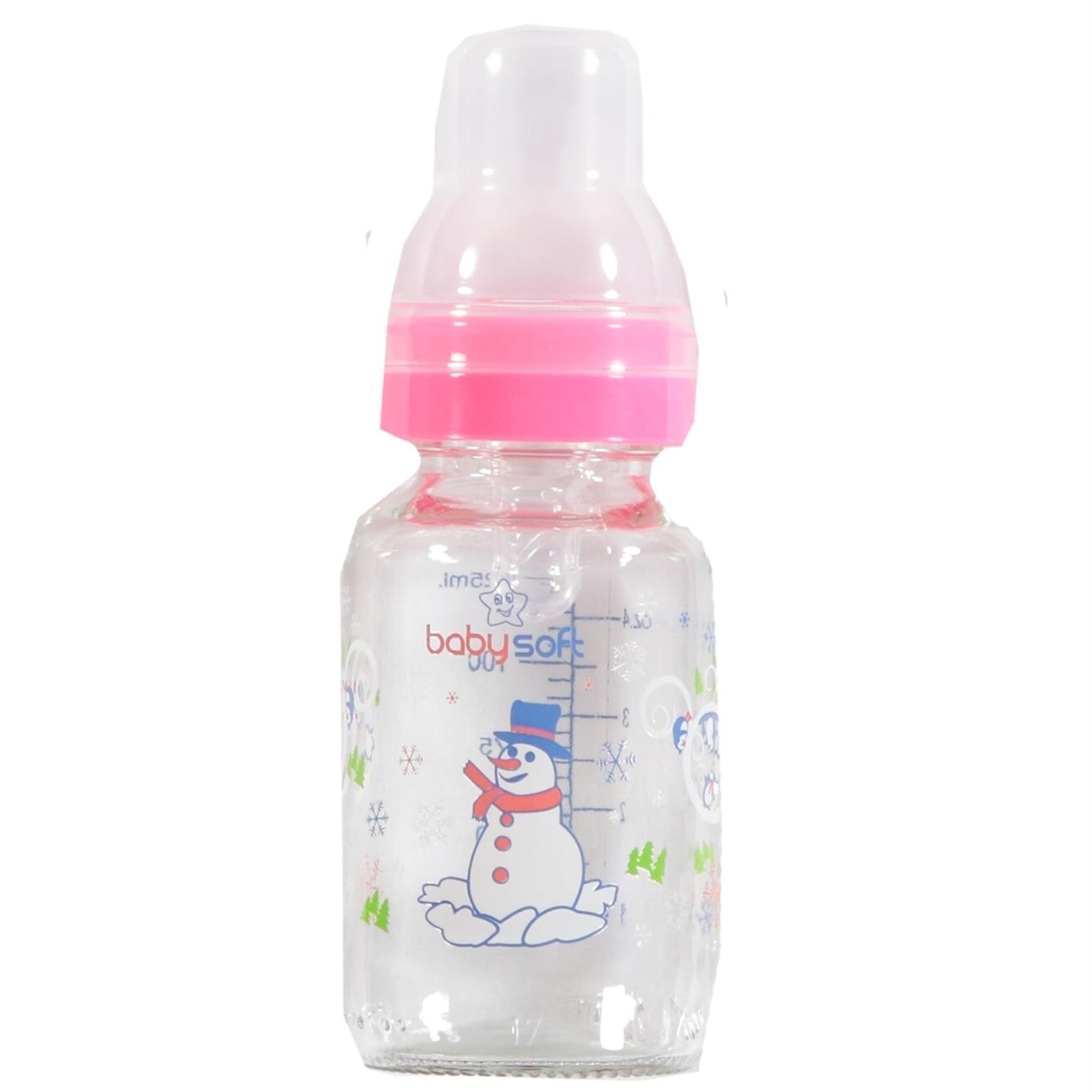 Baby Soft 125 Cc Cam Bıberon - Pembe