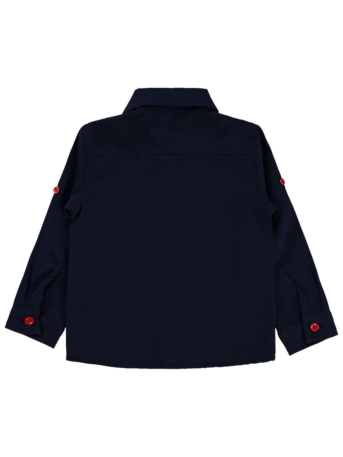 Zeyneva Timo Erkek Papyonlu Gömlek - Lacivert