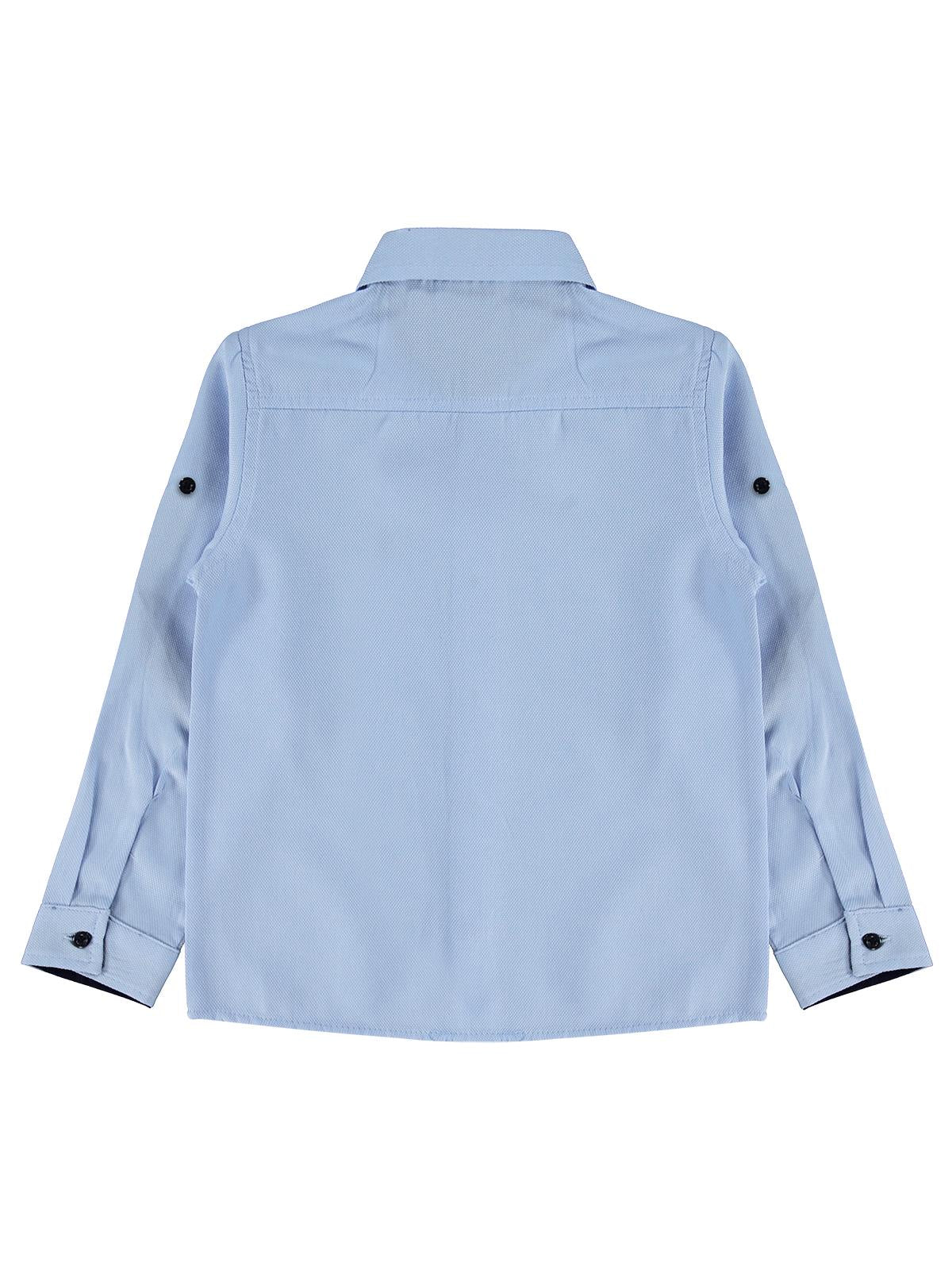 Zeyneva Timo Erkek Papyonlu Gömlek 6-9 Yaş - Mavi