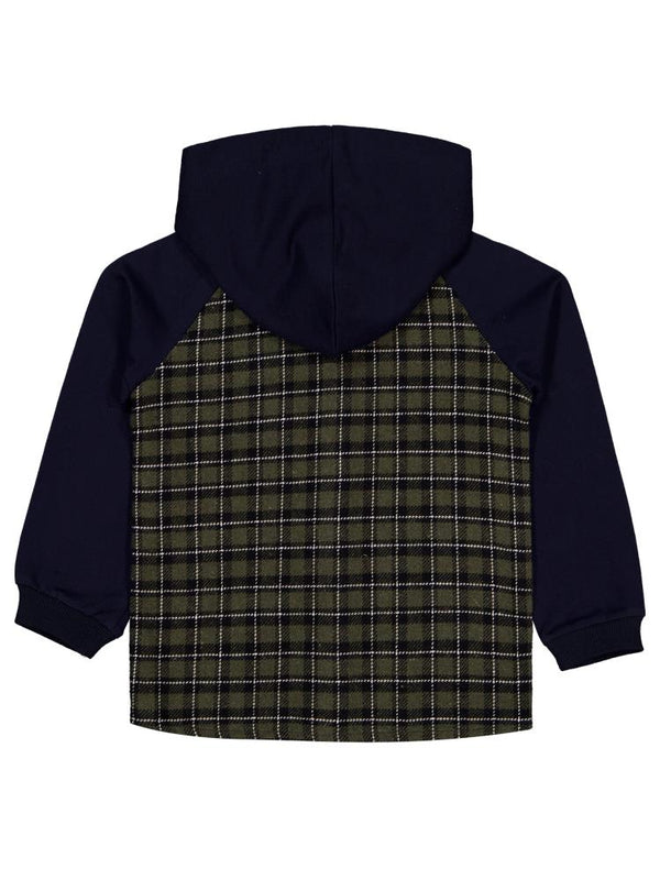 Timo U/K Erkek Ekose 6-9 Yaş Gömlek - Haki