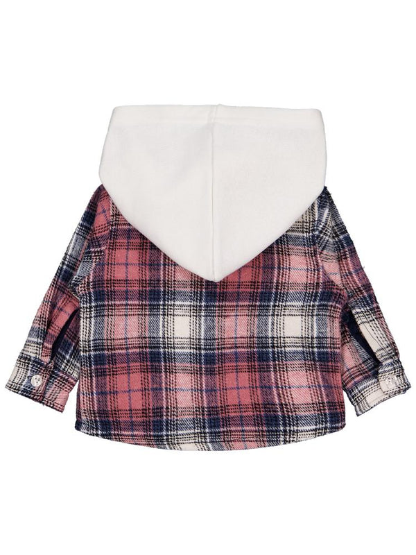 Timo U/K Kız Ekose 6-24 Ay Gömlek - Pudra