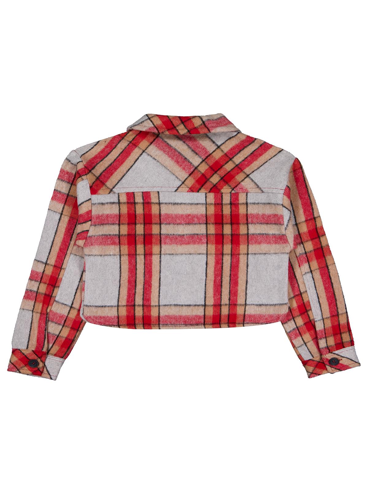 Timo Ekose Kapaklı Cepli Kız 10-13 Yaş Ceket - Gri