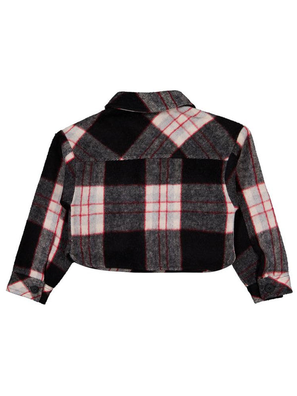 Timo Ekose Kapaklı Cepli Kız 6-9 Ceket - Siyah