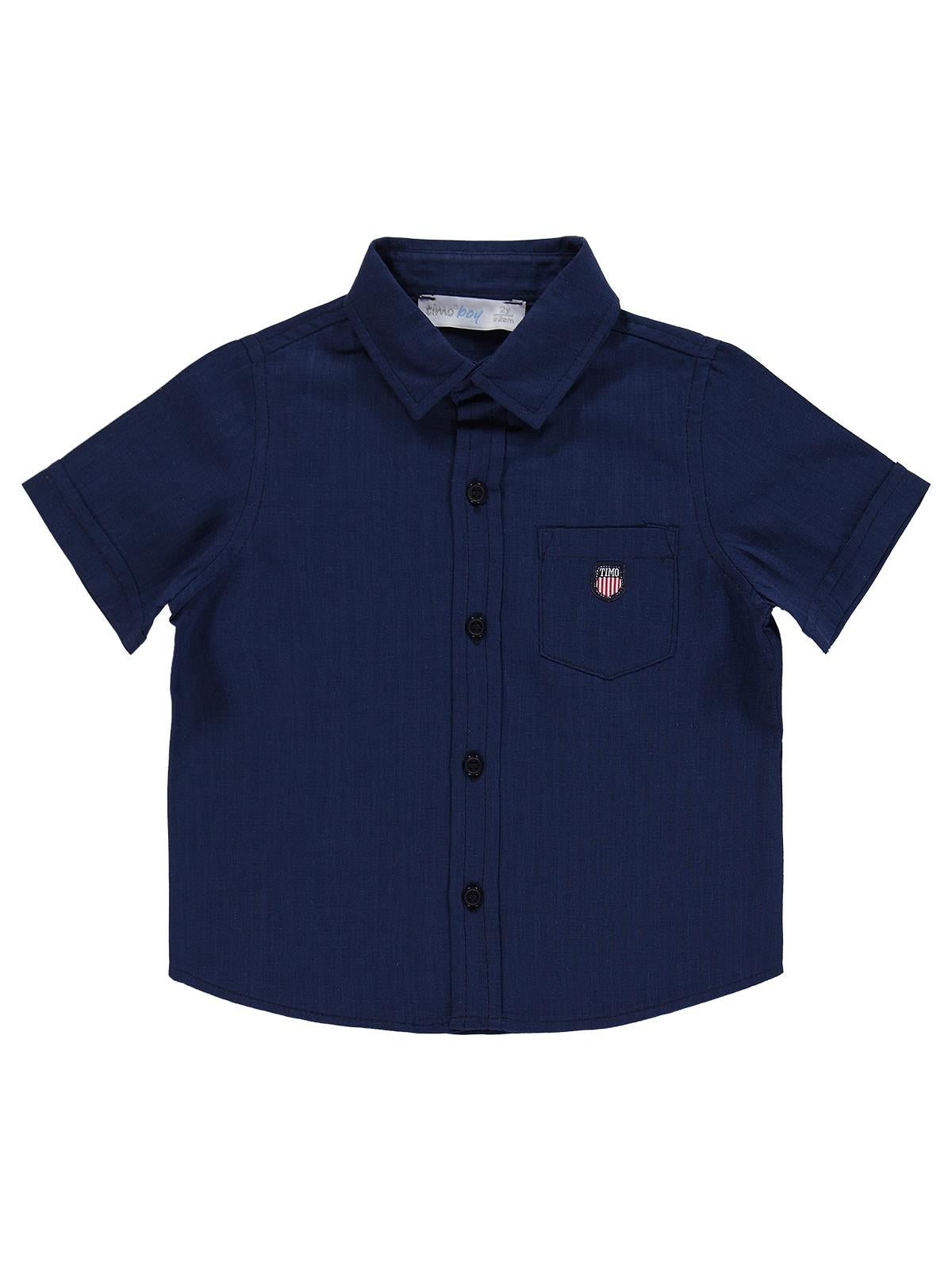 Zeyneva Timo Ekoseli Gömlekli Takım - Lacivert