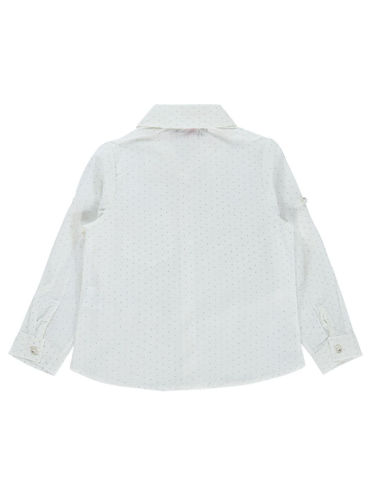Zeyneva Timo Klasik Kız Gömlek 2-5 Yaş - Ekru