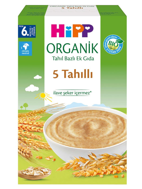 Hipp Organik 5 Tahıllı  Ek Gıda 200 gr