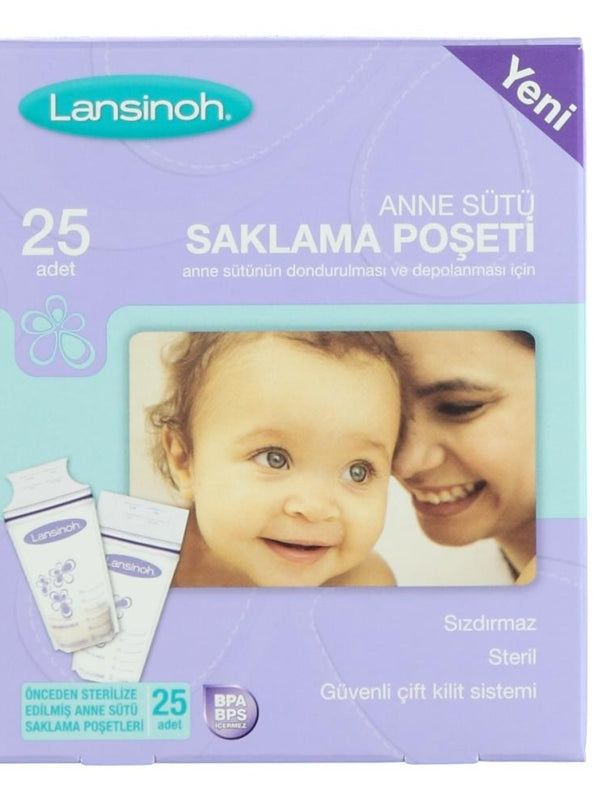 Lansınoh Sut Saklama Posetı 25 Lı