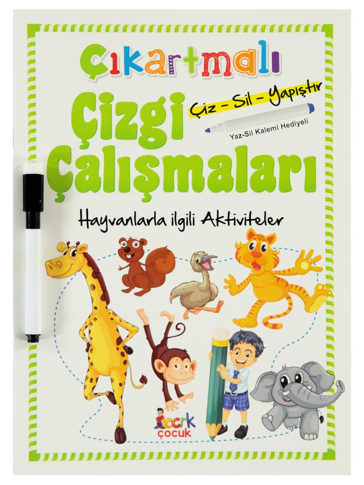 Ref Ref Yayıncılık Cızgı Alıstırmaları Hayvanlar