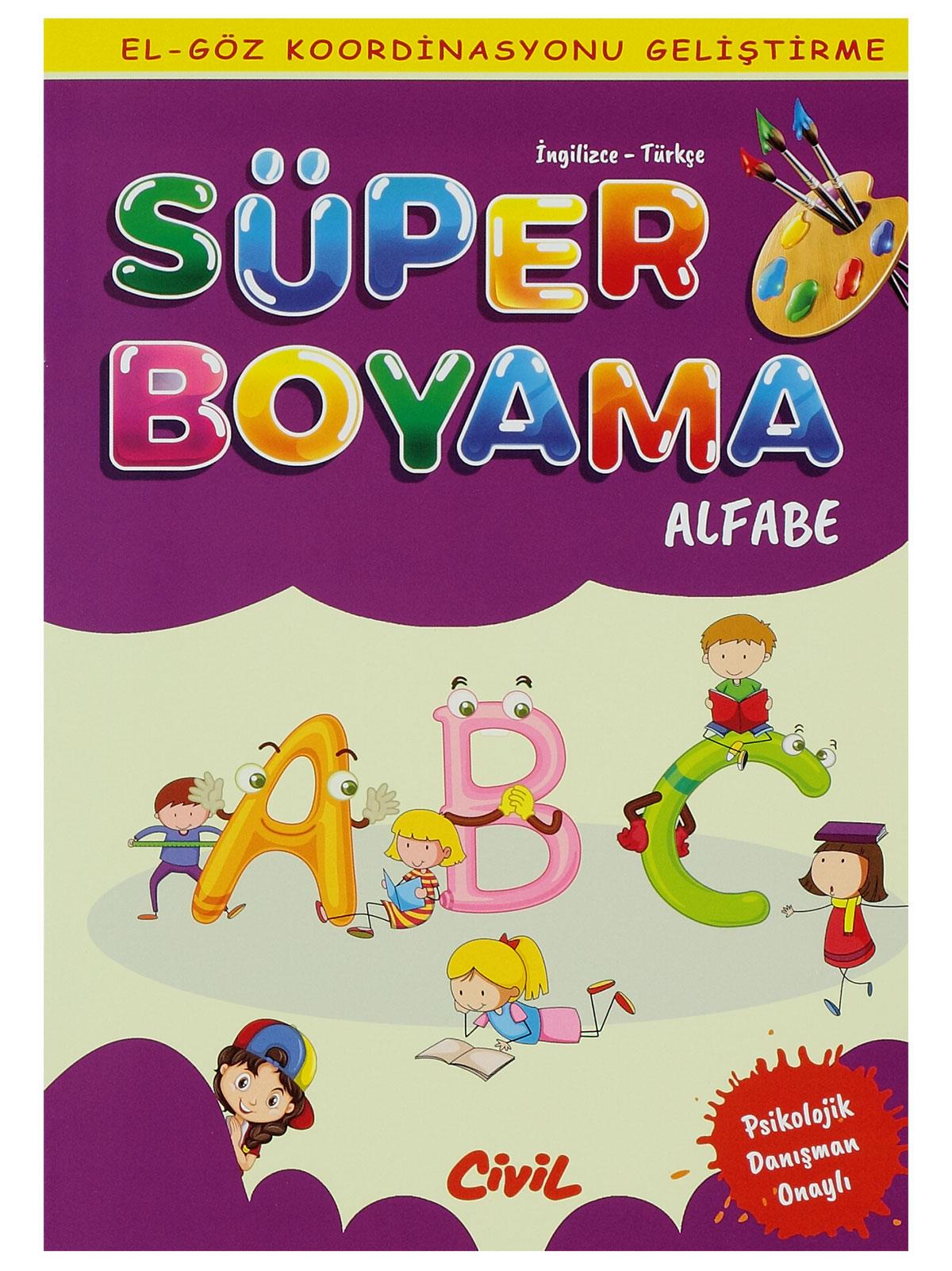 Civil Süper Boyama - Alfabe