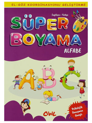Civil Süper Boyama - Alfabe
