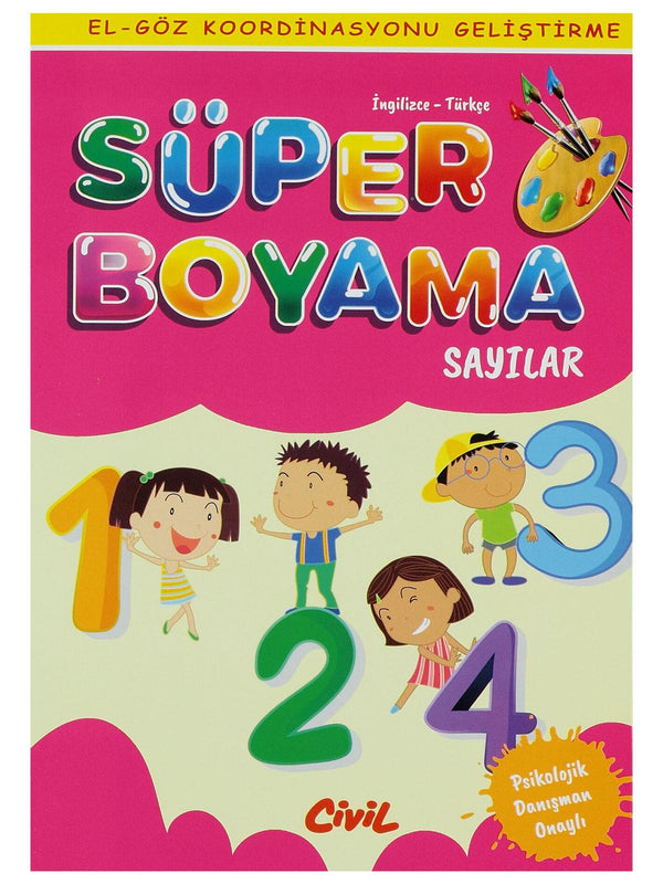 Civil Süper Boyama - Sayılar