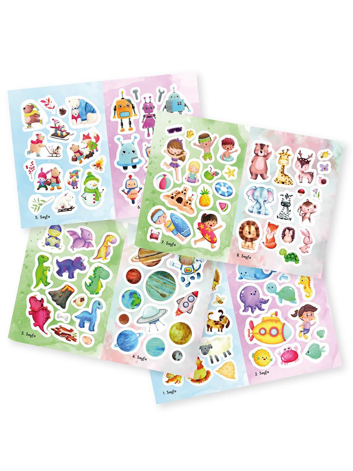 Yükselen Zeka Tükenmeyen Sticker Kitabım