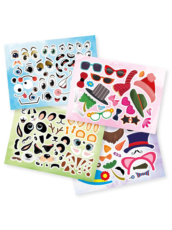 Yükselen Zeka Tükenmeyen Sticker Kitabım - Eğlenceli Yüzler