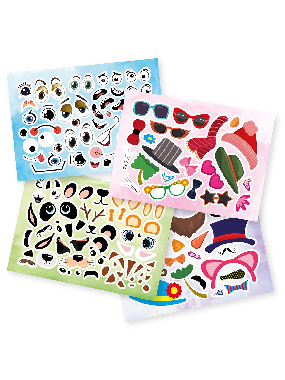 Yükselen Zeka Tükenmeyen Sticker Kitabım - Eğlenceli Yüzler