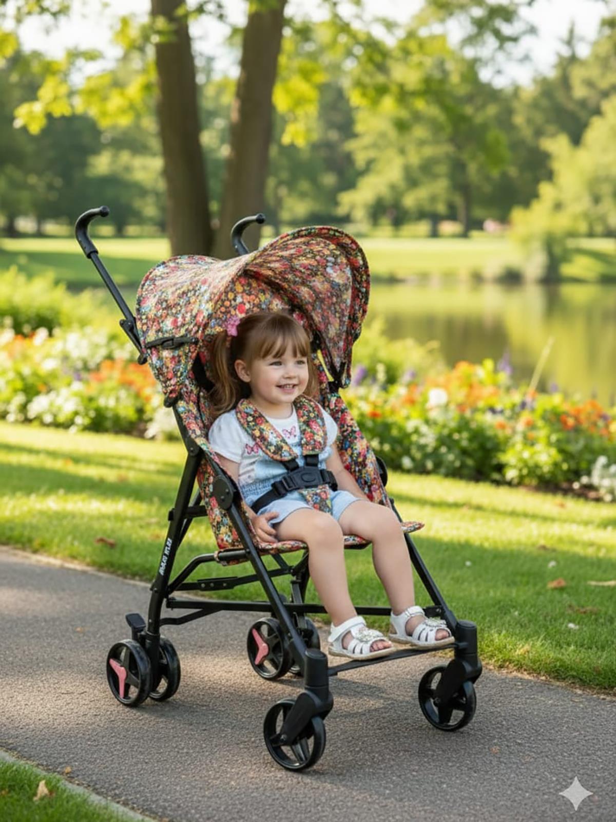 Maxi Taxi Cosmos Baston Bebek Arabası - Pembe