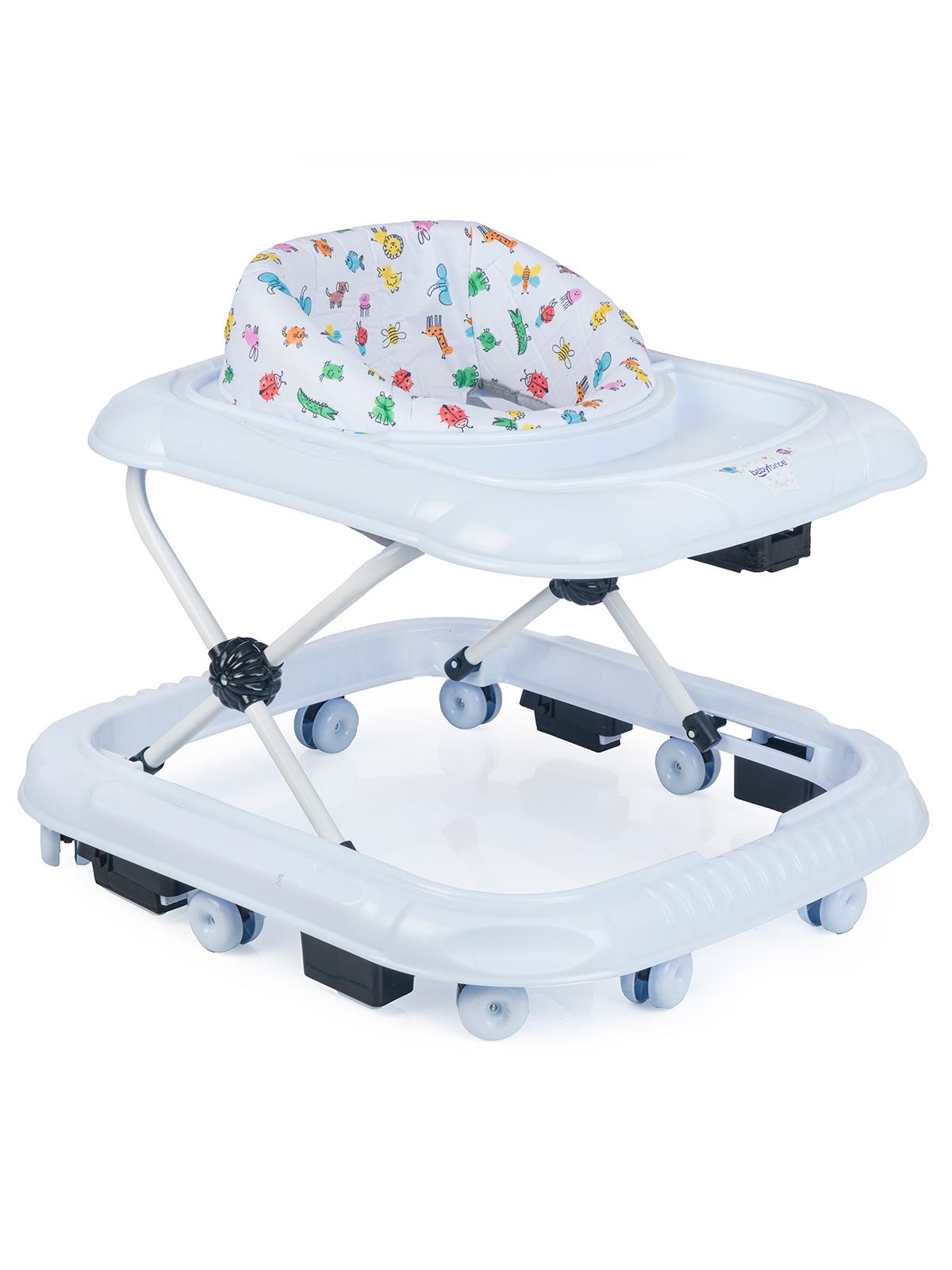 Baby Force Kornalı Yürüteç - Beyaz